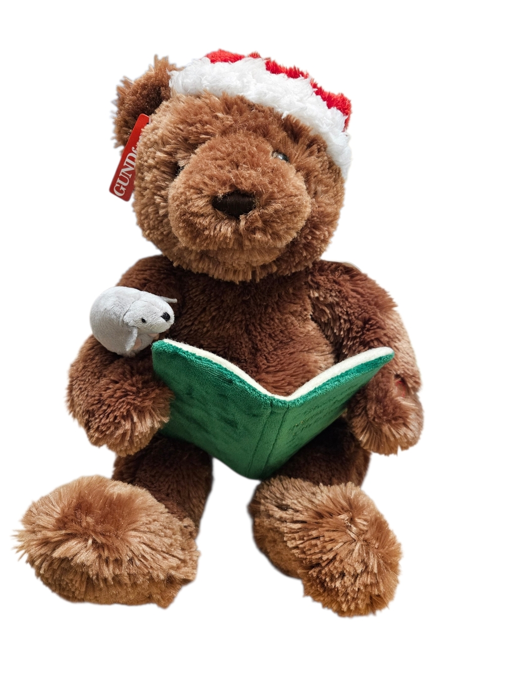 Gund Fun Storytime BearTwas Night Before Christmas Talking Stuffed Plush Toy New